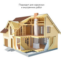 Трудновымываемый антисептик Elcon для дерева, для кирпича, для камня, 5 л 00-00462962