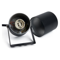 Садово-парковый светильник FERON DH1703, на стену, GU10, 230V, черный 48329
