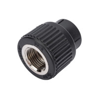 Муфта Blue Ocean полипропиленовая, комбинированная, вр 20x1/2" UV-pro с защитой от ультрафиолета черная PPRF/IA-UV(Bk)-20x1/2"