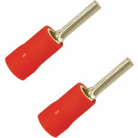 Круглый штыревой наконечник TDM ELECTRIC нкиш 0,5-1,5 красный (100шт) SQ0545-0001