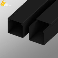 Кабель-канал AGIS ПВХ 40x40 мм Черный 60.03.40.40.200