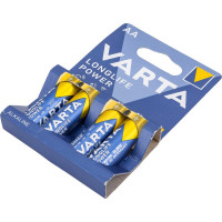 Батарейка Varta LONGLIFE POWER (HIGH ENERGY) LR6 AA BL4 Alkaline 1.5V (4906) 4906121414 RPL00182