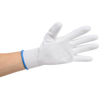Нейлоновые перчатки с полиуретановым покрытием S.GLOVES KREZ белые, 10 размер 31613-10
