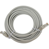 Неэкранированный патч-корд Cabeus U/UTP, категория 6, 2xRJ45/8p8c, серый, LSZH, 10м PC-UTP-RJ45-Cat.6-10m-LSZH