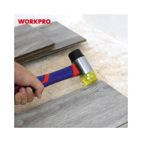 Молоток-киянка WORKPRO двухсторонняя, ПВХ пластик WP241036