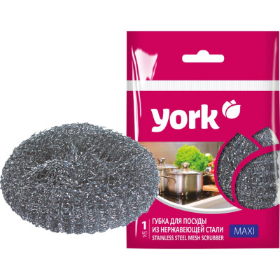 YORK Губка из нержавеющей стали Макси 003080