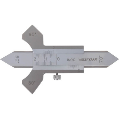 WIEDERKRAFT Шаблон сварщика Ушерова-Маршака 0-20 мм 0.1 мм WDK-WT2001