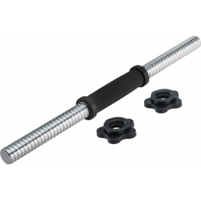 STARFIT Гриф гантельный BB-105 45 см, (d = 25 мм), металлический, с пластиковыми замками УТ-00007155