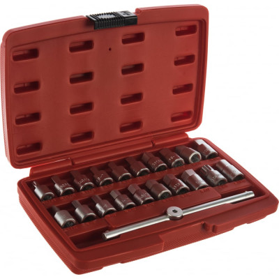 KT TOOLS Набор головок для маслянных пробок, 21 предмет KA-7805D