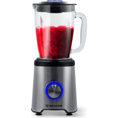 BRAYER Блендер настольный стеклянный колка льда BR1203