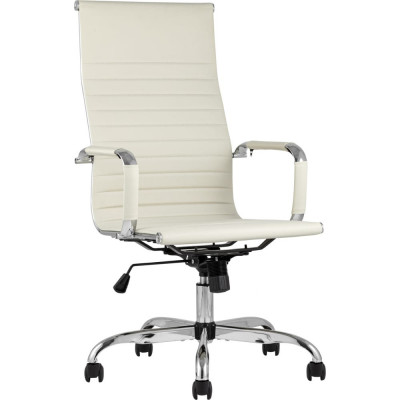 Стул Груп Кресло руководителя TopChairs City, бежевое D-101H beige