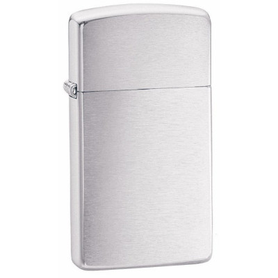 Зажигалка Zippo №1600 Slim Brushed Chrome 1600