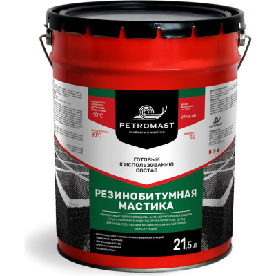 Резинобитумная мастика PETROMAST 24640