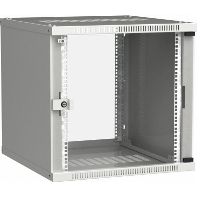 IEK ITK Шкаф LINEA WE 12U 600x450мм дверь стекло серый LWE3-12U64-GF