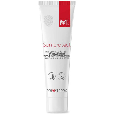 TM Primaterra M Solo Крем воздействия ультрафиолетового излучения Sun Protect туба 100мл 8875