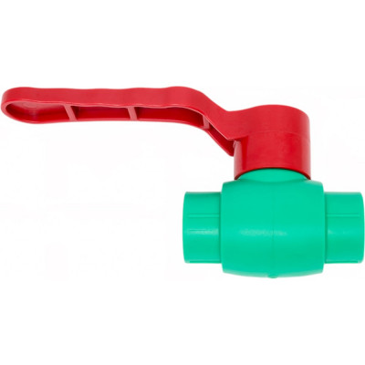 Blue Ocean Кран шаровый ГВС рычаг - 20 полипропиленовый зеленый PPRF/BV/PPR/HW-1(G)-20