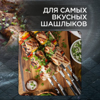 Набор больших шампуров (6 шт) FORESTER RZ-60WB