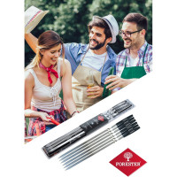 Набор больших шампуров (6 шт) FORESTER RZ-60WB