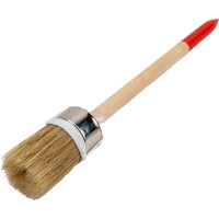 Круглая кисть MTX Профи №6, натуральная щетина, деревянная ручка / 82044