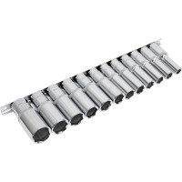 Набор торцевых глубоких головок 1/2"DR Ombra 912112