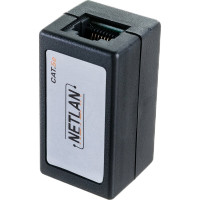 Кабельный соединитель RJ45-RJ45 (8P8C), Кат.5e Класс D, 100МГц, неэкранированный, черный, 10шт NETLAN EC-UCB-55-UD2-BK-10