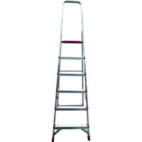 Профессиональная стремянка Новая Высота 6 ступеней, Max нагр. 225 кг, 2К башмаки, 3110106
