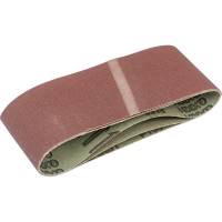 Лента шлифовальная (3 шт; 75х457 мм; K150) Энкор 20226