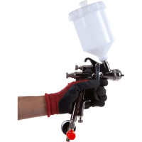 Краскораспылитель WALMEC Walcom SLIM S HTE, сопло 1.5, верхний бачок пластик 0.68 л 1006815