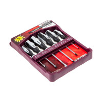 Набор стержневых отверток с крепежной планкой Thorvik SDS06BH 6 предметов 52291