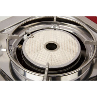 Газовая портативная плита TOURIST SOLARIS PLUS TS-701 керамическая с переходником 0074068