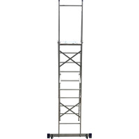 Алюминиевая профессиональная стремянка-помост Алюмет 9 ступеней. Серия APE1409