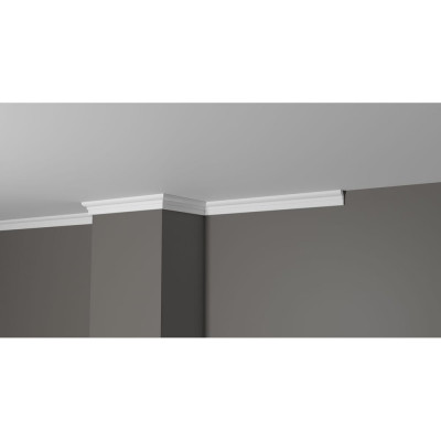 Потолочный карниз Decor-Dizayn ударопрочный влагостойкий под покраску 25Х15Х2000 мм DD34