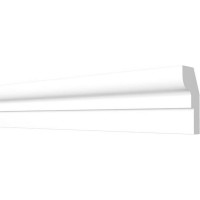 Потолочный карниз Decor-Dizayn ударопрочный влагостойкий под покраску 25Х15Х2000 мм DD34