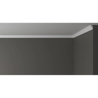 Потолочный карниз Decor-Dizayn ударопрочный влагостойкий под покраску 25Х15Х2000 мм DD34