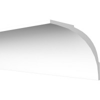 Потолочный карниз Decor-Dizayn ударопрочный влагостойкий под покраску 88Х85Х2000 мм DD46