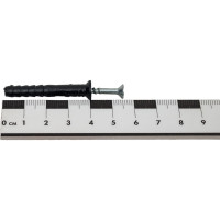 Дюбель с шурупом ВИРТУОЗ 6х40, потайной бортик, 20 шт. 00712