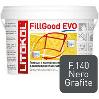 Полиуретановый состав для затирки швов LITOKOL FillGood EVO F.140 NERO GRAFITE 496310002