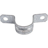 Металлическая двухлапковая скоба EKF d21-22 мм, 10 шт. PROxima sm-2-21-22-r