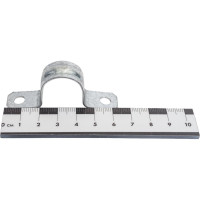 Металлическая двухлапковая скоба EKF d21-22 мм, 10 шт. PROxima sm-2-21-22-r