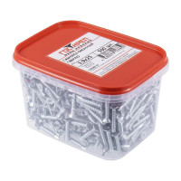 Оконный саморез Госкреп белый, сверло, 3,9х25 500 шт. 1-0036110