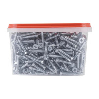 Оконный саморез Госкреп белый, сверло, 3,9х25 500 шт. 1-0036110