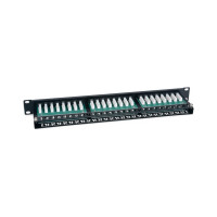 Патч-панель Cabeus высокой плотности, 1U, 48 портов RJ-45, категория 6, PLHD-48-Cat.6-Dual IDC-1U
