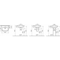 Раковина Vitra S20 55 см 5502B003-0001