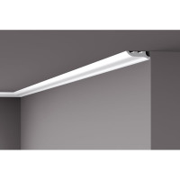 Плинтус напольный WALLSTYL (2000х55х17 мм; белый) NMC FL3