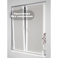 Однотонная рулонная штора DDA серая 73х160 см 68435