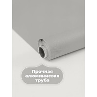 Однотонная рулонная штора DDA серая 73х160 см 68435