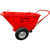 Тачка садовая строительная ТС 3-200 Стальной кузов SPEKTROS 56438