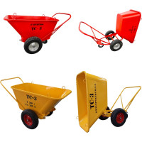 Тачка садовая строительная ТС 3-200 Стальной кузов SPEKTROS 56438