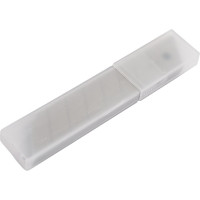 Лезвия (10 шт; 25 мм; 8 сегментов; сталь SK5) для ножа технического FIT 10424