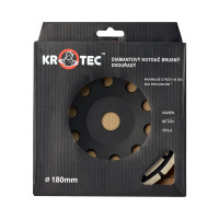 Чашка алмазная зачистная двухрядная (180x22.2 мм) KROTEC 3801024